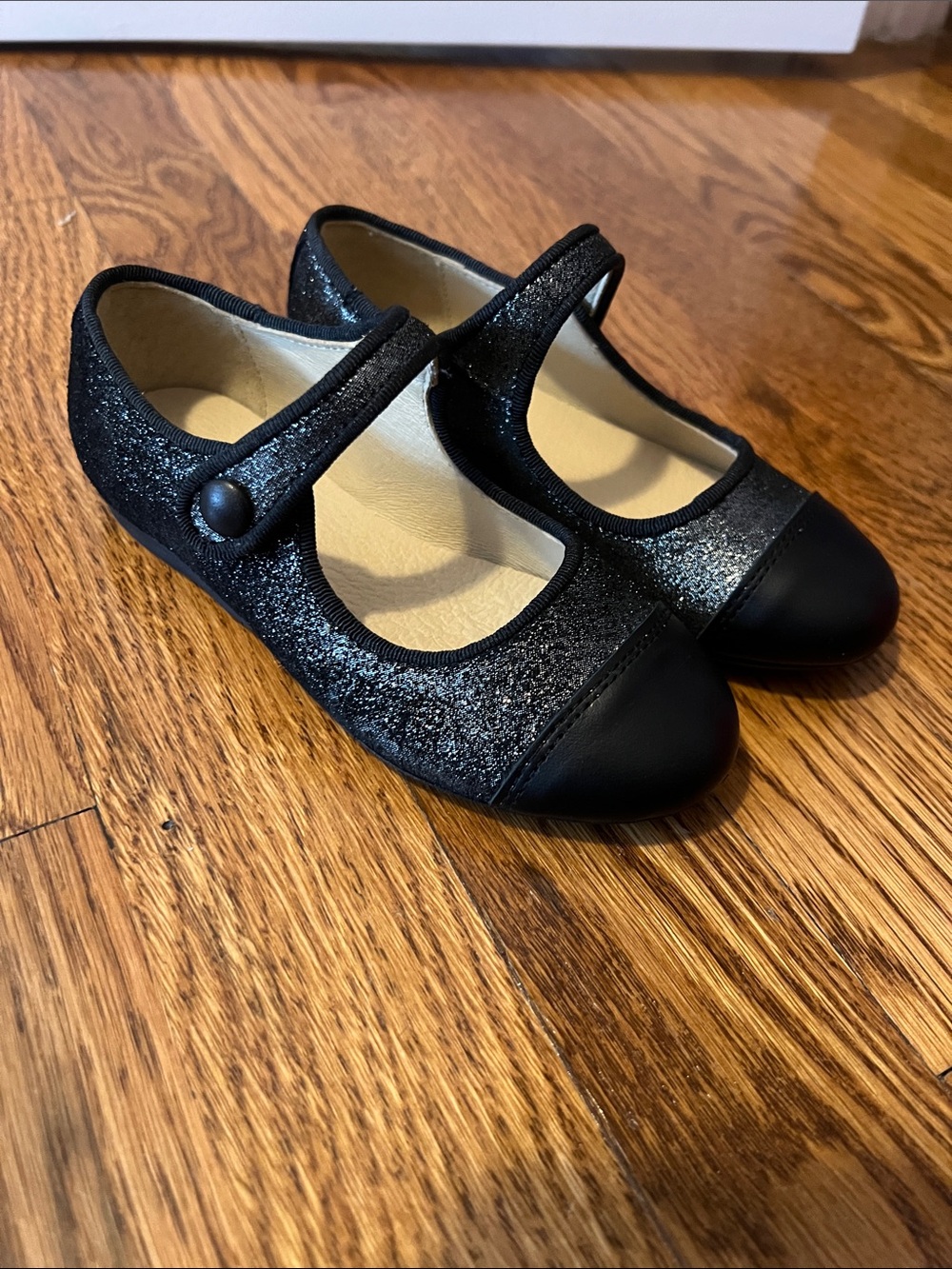 Sparkle Mary Jane Dress Shoes for Kids in Black
